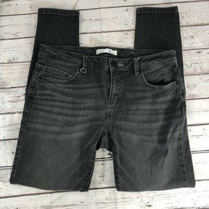 BCBGeneration Skinny Black/Gray Jeans - Size 28